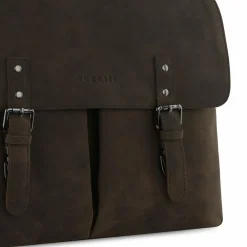 Sale bugatti Luca Aktentaschen Messenger Leder 39 cm Laptopfach braun