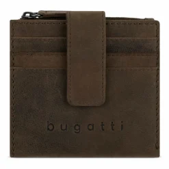 bugatti Herrengeldbörsen Querformat<Luca Geldbörse Leder 10 cm braun