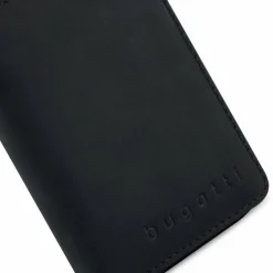 bugatti Damengeldbörsen Hochformat<Luca Geldbörse Leder 9 cm schwarz