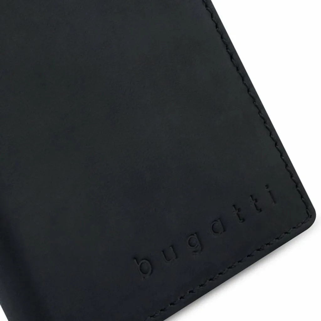 Hot bugatti Luca Geldbörse Leder 10 cm schwarz