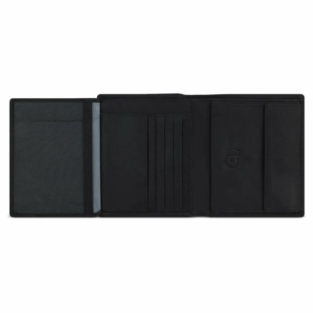 Hot bugatti Luca Geldbörse Leder 10 cm schwarz