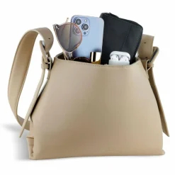 Outlet bugatti Luna Schultertasche 30 cm beige