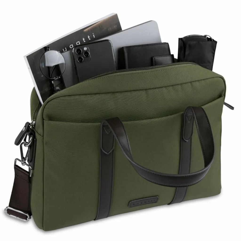 Discount bugatti Maro Aktentasche 38 cm Laptopfach olive