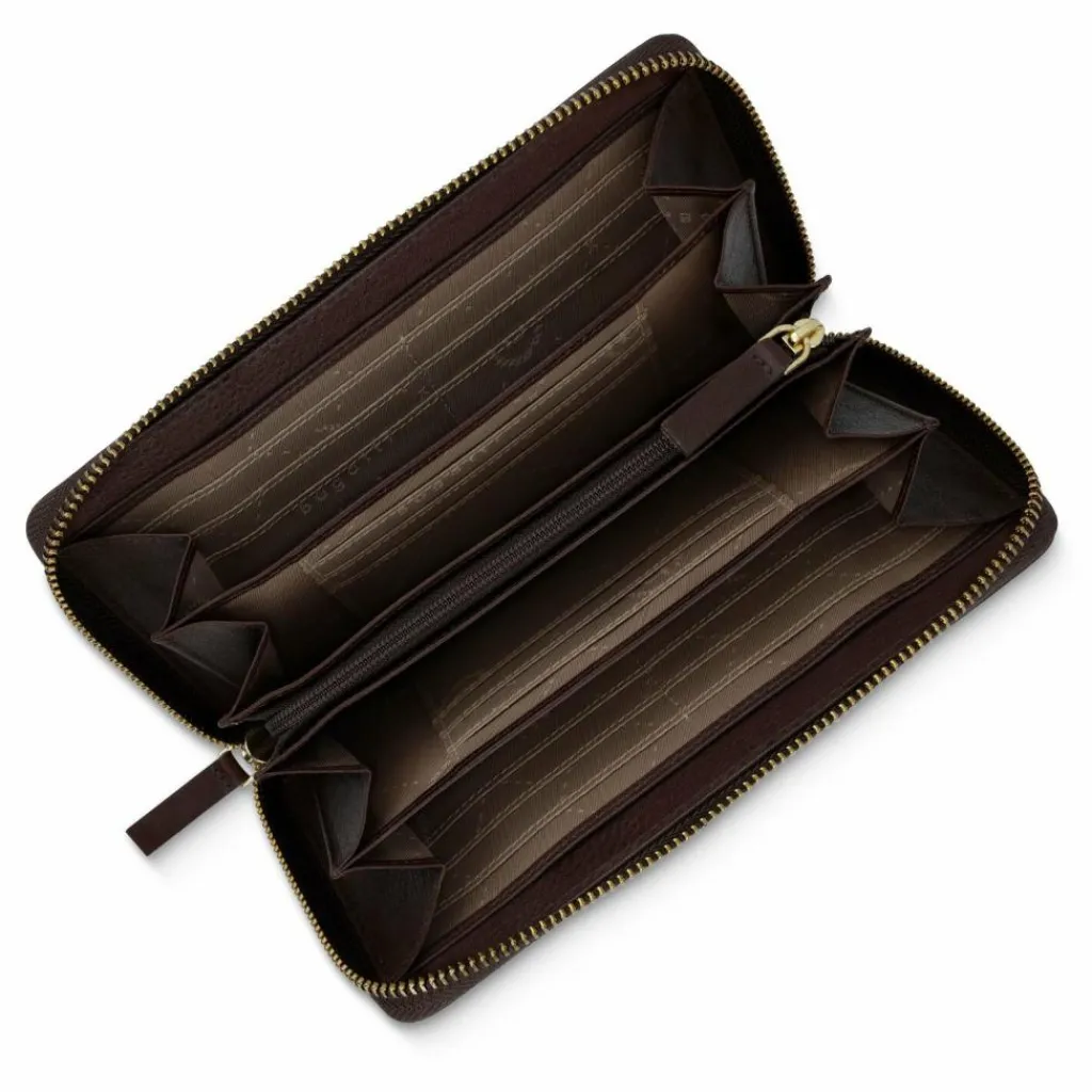 Clearance bugatti Neaples Geldbörse RFID Schutz Leder 19 cm braun