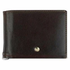 bugatti Herrengeldbörsen Querformat<Neaples Geldbörse Leder 11 cm Geldscheinklammer braun