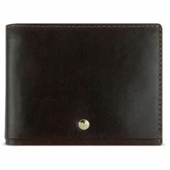 bugatti Damengeldbörsen Querformat<Neaples Geldbörse RFID Schutz Leder 12 cm braun