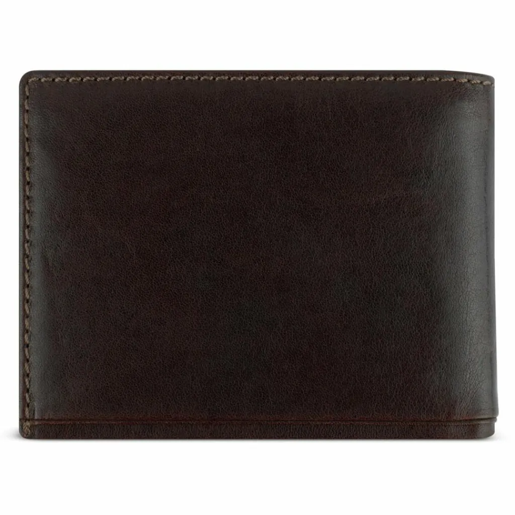 bugatti Damengeldbörsen Querformat<Neaples Geldbörse RFID Schutz Leder 12 cm braun