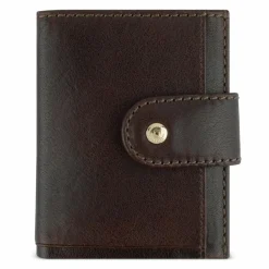 bugatti Damengeldbörsen Querformat<Neaples Geldbörse RFID Schutz Leder 7.5 cm braun