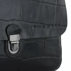 bugatti Umhängetaschen<Nevio Umhängetasche Leder 26 cm schwarz