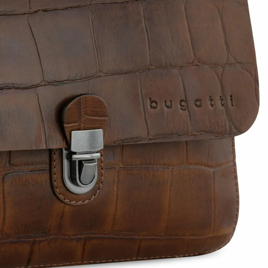 Online bugatti Nevio Umhängetasche Leder 26 cm cognac