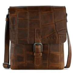 bugatti Umhängetaschen<Nevio Umhängetasche Leder 22 cm cognac