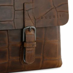 bugatti Umhängetaschen<Nevio Umhängetasche Leder 22 cm cognac