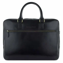 bugatti Remo Aktentasche Leder 40 cm Laptopfach schwarz