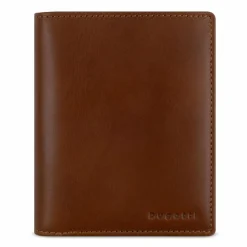 bugatti Herrengeldbörsen Hochformat<Remo Geldbörse RFID Schutz Leder 10 cm cognac