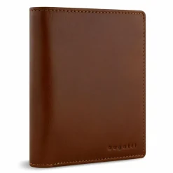 bugatti Herrengeldbörsen Hochformat<Remo Geldbörse RFID Schutz Leder 10 cm cognac