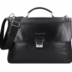 bugatti Laptoptaschen|Aktentaschen<Romano Aktentasche Leder 40 cm Laptopfach schwarz