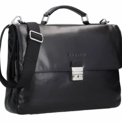 bugatti Laptoptaschen|Aktentaschen<Romano Aktentasche Leder 40 cm Laptopfach schwarz
