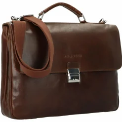 bugatti Romano Aktentasche Leder 40 cm Laptopfach