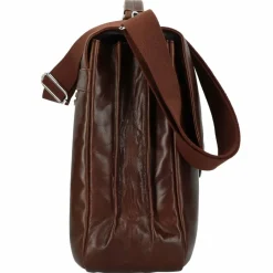 bugatti Laptoptaschen|Aktentaschen<Romano Messenger Leder 44 cm Laptopfach braun