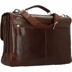 bugatti Laptoptaschen|Aktentaschen<Romano Messenger Leder 44 cm Laptopfach braun