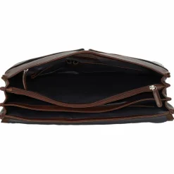 bugatti Laptoptaschen|Aktentaschen<Romano Messenger Leder 44 cm Laptopfach braun