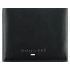 bugatti Herrengeldbörsen Querformat<Romeo Geldbörse Leder 11.5 cm schwarz