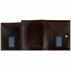 bugatti Herrengeldbörsen Hochformat<Secure Slim Geldbörse RFID Schutz Leder 8 cm braun