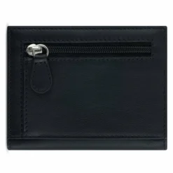 bugatti Herrengeldbörsen Hochformat<Secure Slim Geldbörse RFID Schutz Leder 8 cm schwarz