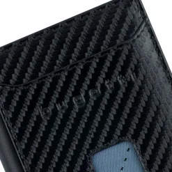 bugatti Herrengeldbörsen Hochformat<Secure Slim Geldbörse RFID Schutz Leder 8 cm schwarz