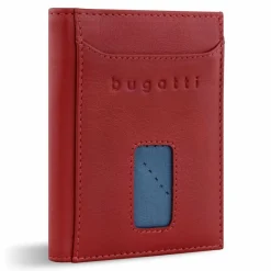 Herren bugatti Secure Slim Geldbörse RFID Schutz Leder 8 cm