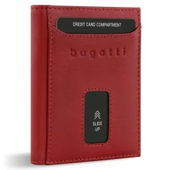 Herren bugatti Secure Slim Geldbörse RFID Schutz Leder 8 cm
