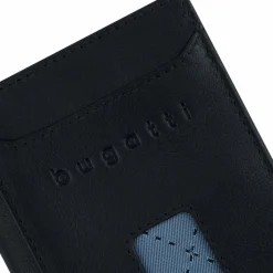 Herren bugatti Secure Slim Geldbörse RFID Schutz Leder 8 cm