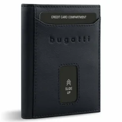Herren bugatti Secure Slim Geldbörse RFID Schutz Leder 8 cm