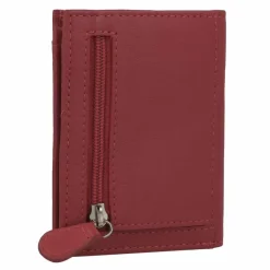 bugatti Herrengeldbörsen Hochformat<Secure Slim Geldbörse RFID Schutz Leder 8 cm rot
