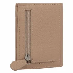 Discount bugatti Secure Slim Geldbörse RFID Schutz Leder 8 cm beige
