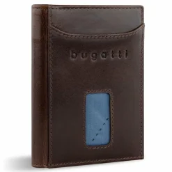 Herren bugatti Secure Slim Geldbörse RFID Schutz Leder 8 cm
