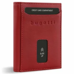 Herren bugatti Secure Slim Geldbörse RFID Schutz Leder 8 cm
