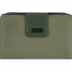 bugatti Damengeldbörsen Querformat<Sina Geldbörse RFID Schutz Leder 16 cm grün