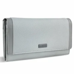 Outlet bugatti Sina Geldbörse RFID Schutz Leder 18.5 cm hellgrau