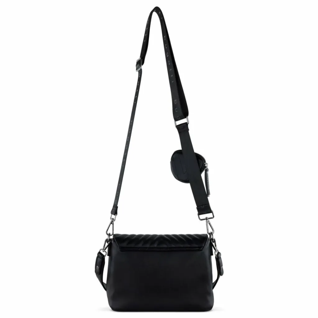 bugatti Schultertaschen<Sira Schultertasche 24 cm schwarz