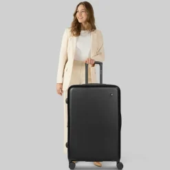 bugatti Hartgepäck|4-Rollen Koffer<Valencia 2.0 4 Rollen Trolley L 75 cm mit Dehnfalte black