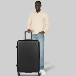 bugatti Hartgepäck|4-Rollen Koffer<Valencia 2.0 4 Rollen Trolley L 75 cm mit Dehnfalte black