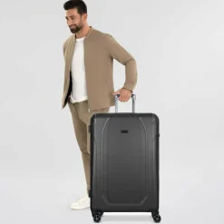 Discount bugatti Valencia 4 Rollen Trolley L 77 cm black