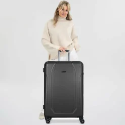 Discount bugatti Valencia 4 Rollen Trolley L 77 cm black