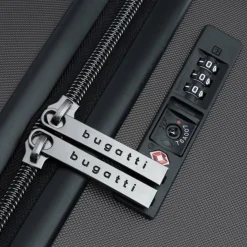 Discount bugatti Valencia 4 Rollen Trolley L 77 cm black