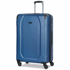 bugatti Hartgepäck|4-Rollen Koffer<Valencia 4 Rollen Trolley L 77 cm blue