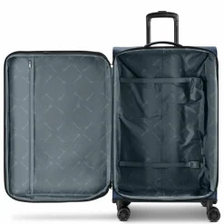 bugatti Weichgepäck|4-Rollen Koffer<Valencia Soft 4 Rollen Trolley L 75 cm mit Dehnfalte navy