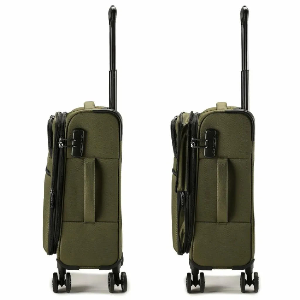 bugatti Valencia Soft 4 Rollen Kabinentrolley S 55 cm mit Dehnfalte