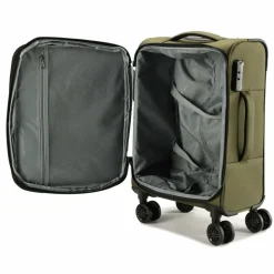 bugatti Valencia Soft 4 Rollen Kabinentrolley S 55 cm mit Dehnfalte