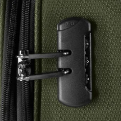 bugatti Weichgepäck|4-Rollen Koffer<Valencia Soft 4 Rollen Trolley M 65 cm mit Dehnfalte olive